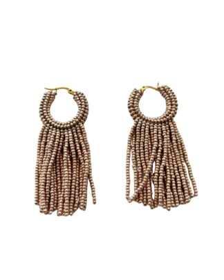 Aretes cascada champagne