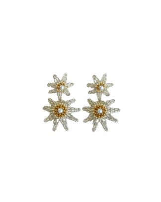 Aretes flores destello