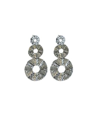 Aretes bolas plateadas