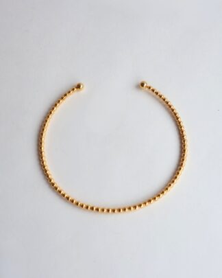 Choker balines baño de oro