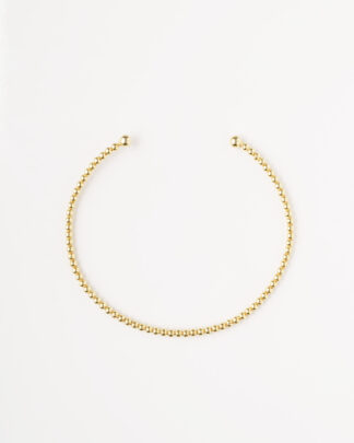 Choker balines baño de oro