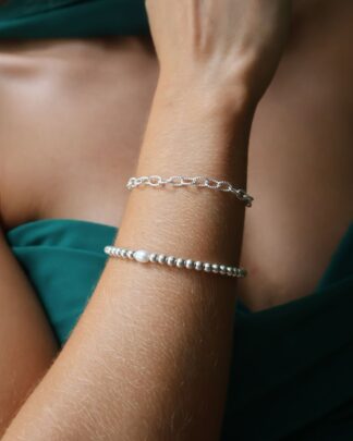 Pulsera balin dije perla