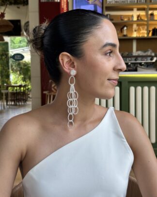 Aretes lluvia de aros