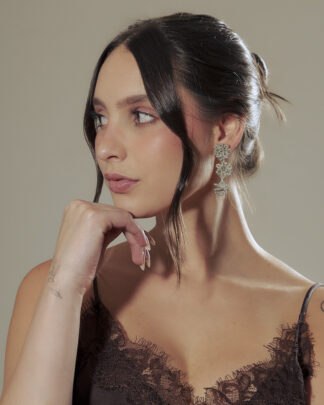 Aretes flores rocalla