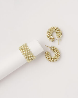 Set tupido anillo + hoops