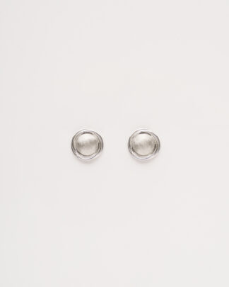 Aretes cumbre mate plata ley 925