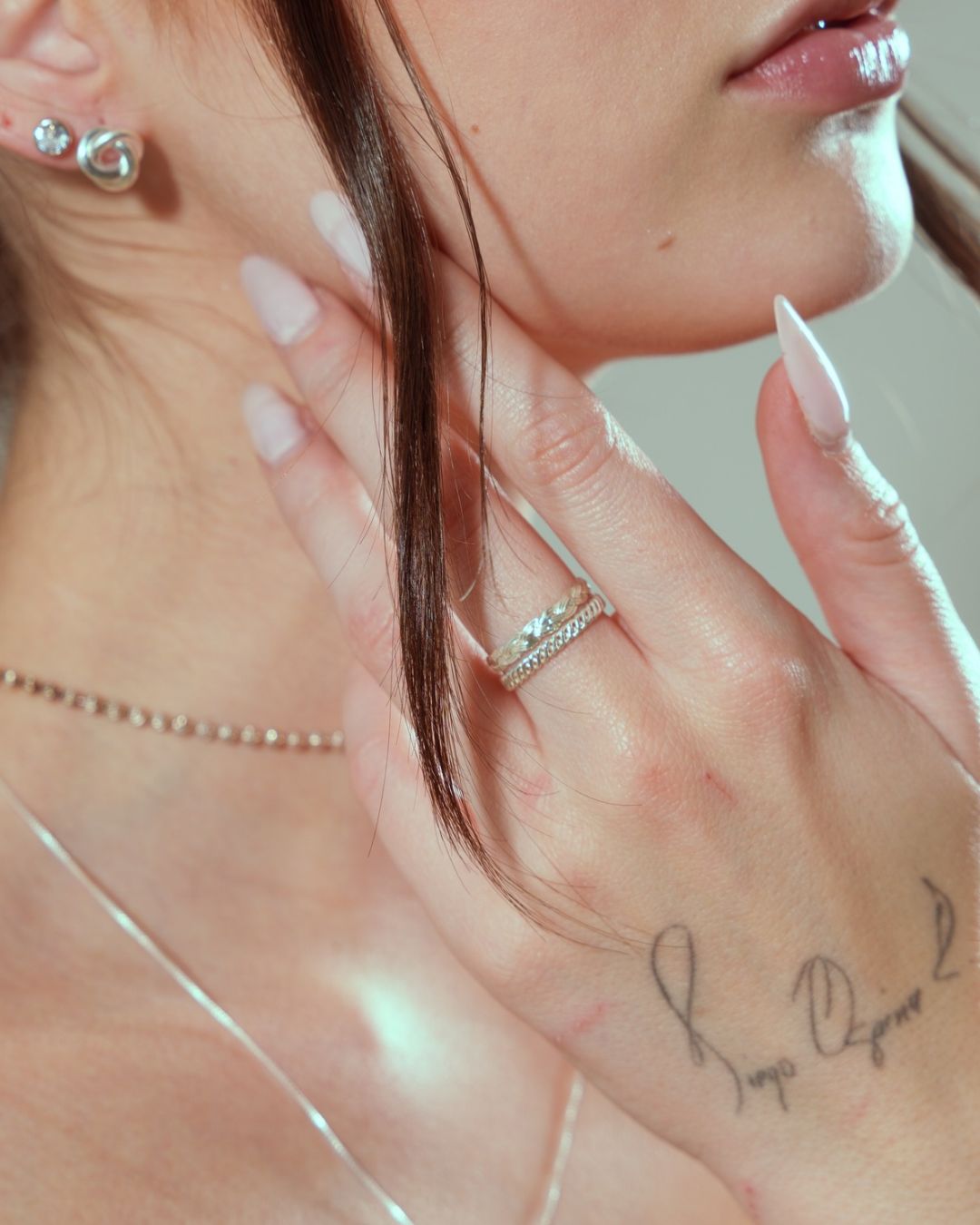 Set Anillos x4 plata ley 925 - Imagen 3