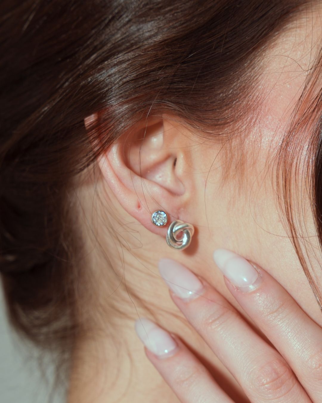 Aretes cumbre plata ley 925 - Imagen 2
